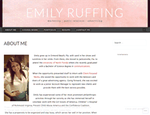 Tablet Screenshot of eruffing.wordpress.com