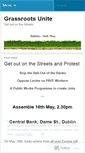 Mobile Screenshot of grassrootsunite.wordpress.com