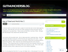 Tablet Screenshot of gutmunchersblog.wordpress.com