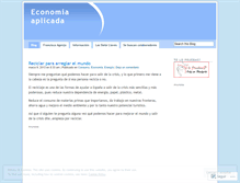 Tablet Screenshot of economiaaplicada.wordpress.com