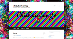 Desktop Screenshot of chiirainbowsgfx.wordpress.com