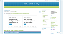 Desktop Screenshot of aotutorial.wordpress.com