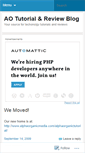 Mobile Screenshot of aotutorial.wordpress.com