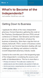 Mobile Screenshot of pharmacystrategy.wordpress.com