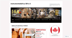 Desktop Screenshot of instruments4africa.wordpress.com