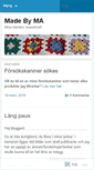 Mobile Screenshot of madebyma.wordpress.com
