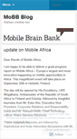 Mobile Screenshot of mobilebrainbank.wordpress.com