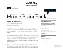 Tablet Screenshot of mobilebrainbank.wordpress.com