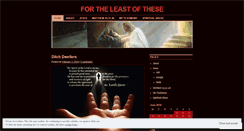 Desktop Screenshot of fortheleastofthese.wordpress.com