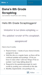 Mobile Screenshot of danascrapblog.wordpress.com