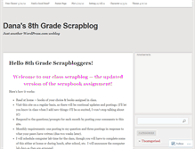 Tablet Screenshot of danascrapblog.wordpress.com