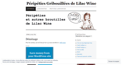 Desktop Screenshot of lilacwine.wordpress.com