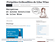 Tablet Screenshot of lilacwine.wordpress.com