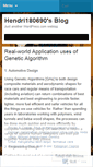 Mobile Screenshot of hendri180690.wordpress.com