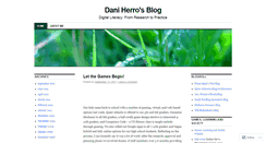 Desktop Screenshot of daniherro.wordpress.com