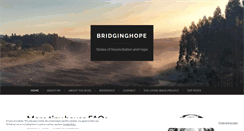 Desktop Screenshot of bridginghope.wordpress.com