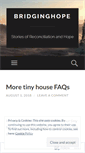 Mobile Screenshot of bridginghope.wordpress.com