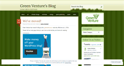 Desktop Screenshot of greenventure.wordpress.com