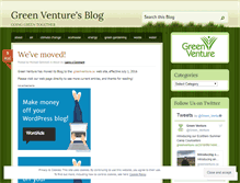 Tablet Screenshot of greenventure.wordpress.com