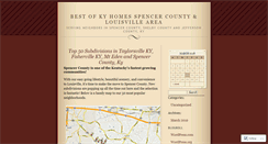 Desktop Screenshot of bestofkyhomesblog.wordpress.com