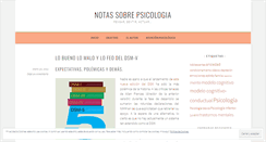 Desktop Screenshot of notaspsicologicas.wordpress.com