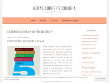 Tablet Screenshot of notaspsicologicas.wordpress.com