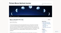 Desktop Screenshot of 13moonsspiritualjourney.wordpress.com