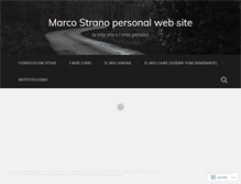 Tablet Screenshot of marcostrano.wordpress.com
