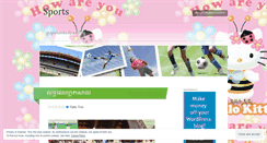 Desktop Screenshot of khmersport.wordpress.com