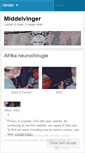 Mobile Screenshot of middelvinger.wordpress.com