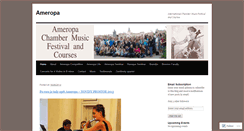 Desktop Screenshot of ameropa.wordpress.com