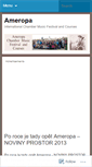 Mobile Screenshot of ameropa.wordpress.com