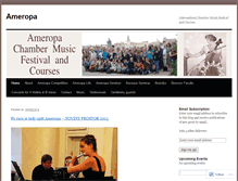 Tablet Screenshot of ameropa.wordpress.com