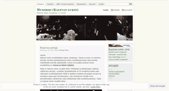 Desktop Screenshot of musakalu.wordpress.com