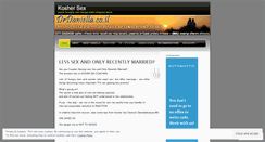 Desktop Screenshot of koshersex.wordpress.com