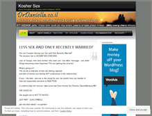 Tablet Screenshot of koshersex.wordpress.com