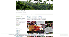 Desktop Screenshot of munashop.wordpress.com