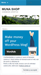 Mobile Screenshot of munashop.wordpress.com