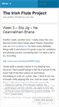 Mobile Screenshot of irishfluteproject.wordpress.com