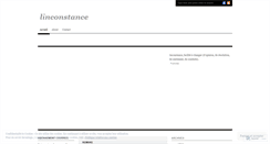 Desktop Screenshot of linconstance.wordpress.com