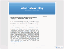 Tablet Screenshot of mihaibulacu.wordpress.com