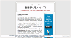 Desktop Screenshot of eliberareamintii.wordpress.com