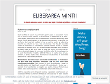 Tablet Screenshot of eliberareamintii.wordpress.com