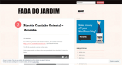 Desktop Screenshot of fadadojardim.wordpress.com