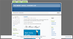 Desktop Screenshot of manicangelchronicles.wordpress.com