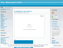 Tablet Screenshot of insecondlife.wordpress.com