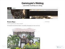 Tablet Screenshot of gammypie.wordpress.com