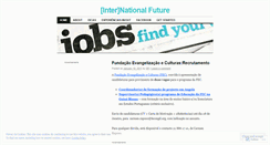 Desktop Screenshot of internationalfuture.wordpress.com