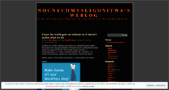 Desktop Screenshot of nocnychmysligonitwa.wordpress.com