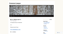 Desktop Screenshot of commonlawyer.wordpress.com